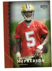 Adrian McPherson #273 Football Cards 2005 Upper Deck Prices