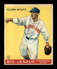 Glenn Myatt #10 Baseball Cards 1933 World Wide Gum Prices