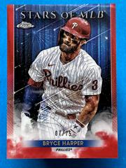 Bryce Harper [Red] Baseball Cards 2022 Topps Stars of MLB Chrome Prices