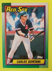 Carlos Quintana #18 Baseball Cards 1990 Topps Tiffany Prices