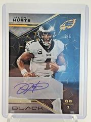 Jalen Hurts [Autograph Gold] #72 Football Cards 2023 Panini Black Prices