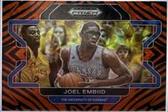 Joel Embiid [Choice Tiger Stripe] Basketball Cards 2022 Panini Prizm Draft Picks Prices