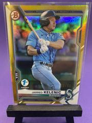 Jarred Kelenic [Gold Foil] Baseball Cards 2021 Bowman 1st Edition Prices