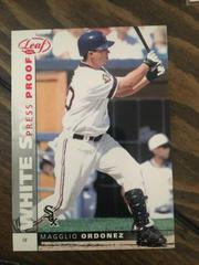 Magglio Ordonez #16 Baseball Cards 2002 Leaf Prices