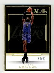 LeBron James [Metal Frame FOTL] #219 Basketball Cards 2022 Panini Noir Prices