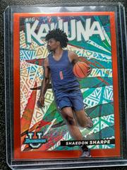 Shaedon Sharpe [Autograph Orange] Basketball Cards 2021 Bowman University The Big Kahuna Prices