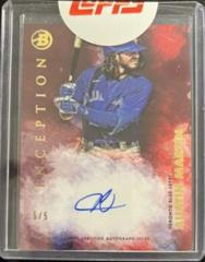 Austin Martin [Red] Baseball Cards 2021 Bowman Inception Autographs Prices