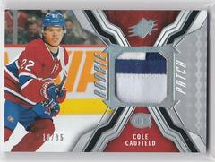 Cole Caufield [Patch] #RJ-CC Hockey Cards 2021 SPx Rookie Jersey Prices