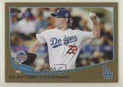 Clayton Kershaw [Gold] Baseball Cards 2013 Topps Update Prices