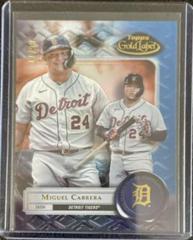 Miguel Cabrera [Class 2 Blue] Baseball Cards 2022 Topps Gold Label Prices