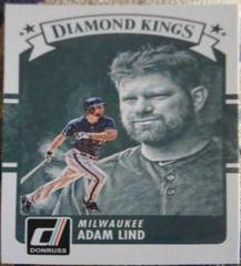 Adam Lind #16 Baseball Cards 2016 Panini Donruss Prices