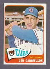 Len Gabrielson #14 Baseball Cards 1965 Topps Prices