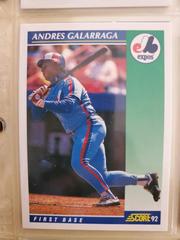 Andres Galarrage #35 Baseball Cards 1992 Score Prices