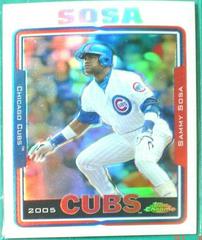 Sammy Sosa [Refractor] Baseball Cards 2005 Topps Chrome Prices