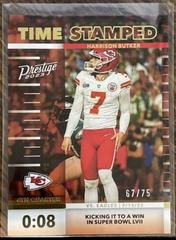 Harrison Butker [Gold] #TS-4 Football Cards 2023 Panini Prestige Time Stamped Prices