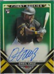 Oneil Cruz [Green] #FRDA-OC Baseball Cards 2022 Topps Finest Rookies Design Variation Autographs Prices