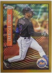 Francisco Lindor [Gold] Baseball Cards 2022 Topps Chrome Sonic Expose Prices