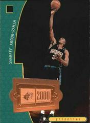 Shareef Abdur-Rahim #155 Basketball Cards 1998 Spx Finite Prices