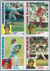 Reggie Jackson, Rollie Fingers [Panel] Baseball Cards 1984 Topps Nestle Prices