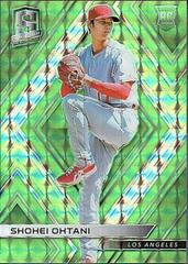 Shohei Ohtani [Green Mosaic] Baseball Cards 2018 Panini Chronicles Spectra Prices