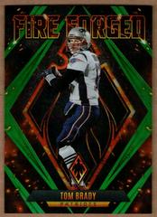 Tom Brady [Green] Football Cards 2022 Panini Phoenix Fire Forged Prices