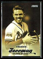 Freddie Freeman [Refractor] Baseball Cards 2017 Stadium Club Chrome Prices