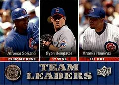 A Soriano.R Dempster. A Ramirez #445 Baseball Cards 2009 Upper Deck Prices