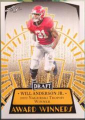 Will Anderson Jr. #17 Football Cards 2023 Leaf Draft Prices