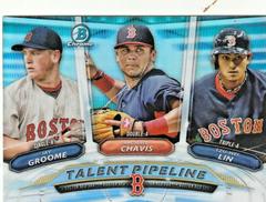 Tzu Wei Lin, Michael Chavis, Jay Groome #BOS Baseball Cards 2018 Bowman Talent Pipeline Chrome Prices