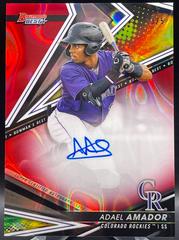 Adael Amador [Red Lava] #B22-AAM Baseball Cards 2022 Bowman's Best of Autographs Prices