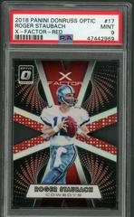 Roger Staubach [Red] #17 Football Cards 2016 Panini Donruss Optic X-Factor Prices
