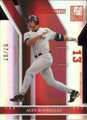 Alex Rodriguez [Aspirations] #67 Baseball Cards 2004 Donruss Elite Extra Edition Prices