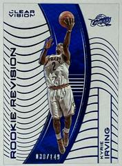 Kyrie Irving [White Jersey Blue] #137 Basketball Cards 2015 Panini Clear Vision Prices