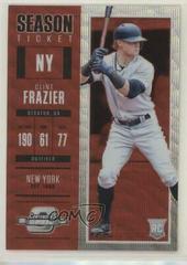Clint Frazier [Ruby Wave ] #3 Baseball Cards 2018 Panini Chronicles Contenders Optic Prices