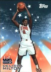Delisha Milton #22 Basketball Cards 2000 Topps Team USA Basketball Prices