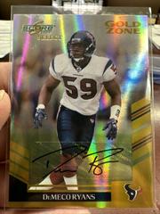 DeMeco Ryans [Gold Zone Autograph] Football Cards 2007 Panini Score Select Prices