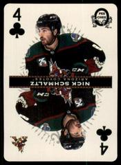 Nick Schmaltz #4 Clubs Hockey Cards 2021 O Pee Chee Playing Cards Prices