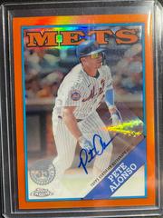 Pete Alonso [Orange] Baseball Cards 2023 Topps Chrome Update 1988 Autographs Prices