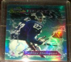 Rodney Hampton [Refractor w/ Coating] #172 Football Cards 1995 Topps Finest Boosters Prices