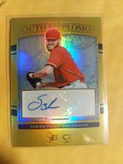Sam Bachman [Gold] Baseball Cards 2022 Panini Select Youth Explosion Signatures Prices