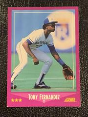 Tony Fernandez #20 Baseball Cards 1988 Score Prices