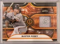 Buster Posey [Orange] Baseball Cards 2022 Topps Tribute Stamp of Approval Relics Prices