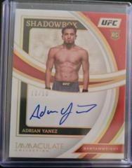 Adrian Yanez [Memorabilia Autograph Gold] Ufc Cards 2022 Panini Immaculate UFC Prices