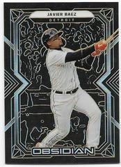 Javier Baez [Orange] #34 Baseball Cards 2022 Panini Chronicles Obsidian Prices