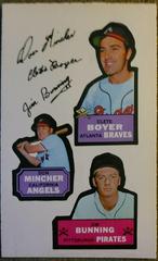 Clete Boyer, Don Mincher, Jim Bunning Baseball Cards 1968 Topps Action All Star Stickers Prices