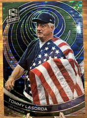 Tommy Lasorda [Green Pulsar] #16 Baseball Cards 2023 Panini Chronicles Spectra Prices