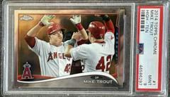 Mike Trout [High Ten] Baseball Cards 2014 Topps Chrome Prices