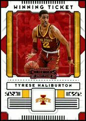 Tyrese Haliburton #34 Basketball Cards 2020 Panini Contenders Draft Picks Winning Tickets Prices