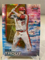 Mike Trout [Gold Refractor] #1 Baseball Cards 2021 Bowman’s Best Prices