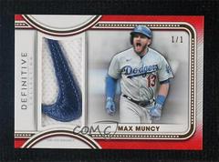 Max Muncy #DJR-MM Baseball Cards 2022 Topps Definitive Jumbo Relic Collection Prices